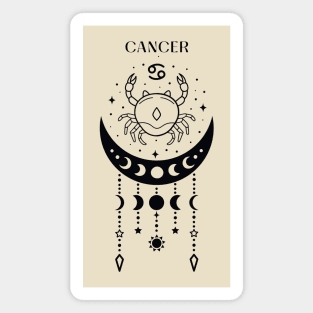 Cancer star sign; cancer; zodiac sign; horoscope sign; symbol; water sign; cancer birthday Magnet